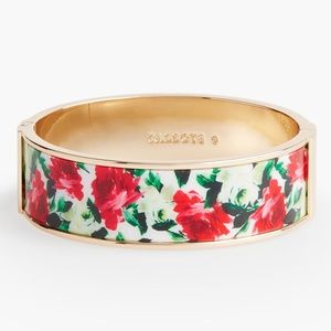 EUC Talbots Floral Enamel Magnetic Bangle